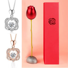 Load image into Gallery viewer, Rose Delight (Luxury Necklace Exquisitely Packaged in a Rose Gift Box)
