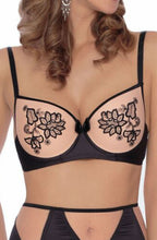 Load image into Gallery viewer, Roza Mehendi Push Up Bra Black
