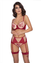 Load image into Gallery viewer, Roza Mehendi Thong Claret
