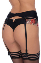 Load image into Gallery viewer, Roza Natali Black Thong
