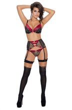 Load image into Gallery viewer, Roza Rufina Suspender Belt Black
