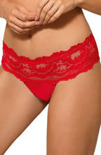 Load image into Gallery viewer, Roza Sefia Thong Red
