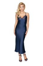 Load image into Gallery viewer, Irall Yoko Nightdress Navy Blue
