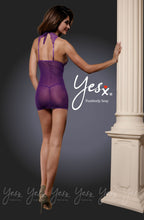 Load image into Gallery viewer, YesX YX630 2pc Dress &amp; Thong Purple
